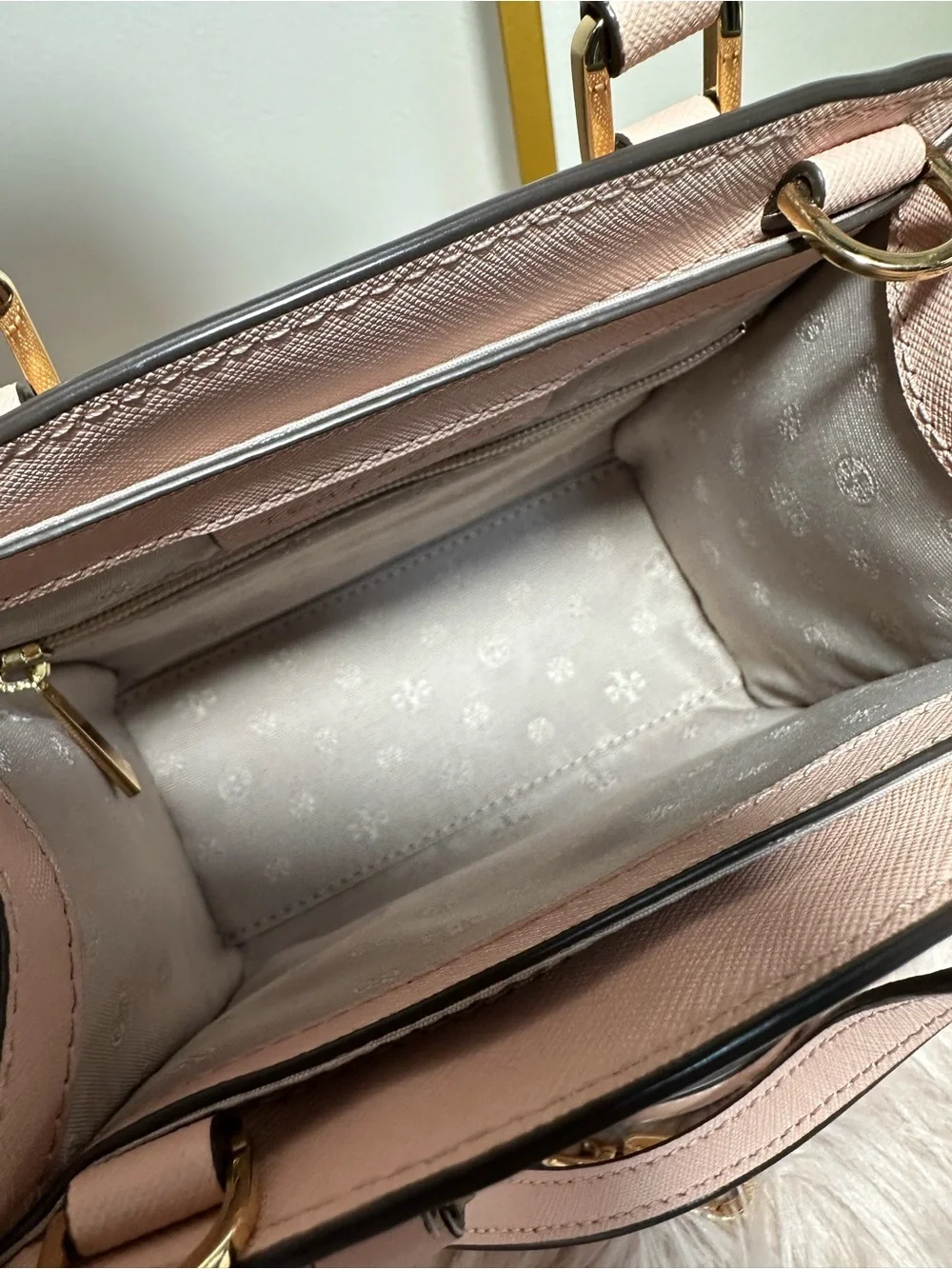 Tory Burch Blush Pink Mini Tote with Detachable Strap